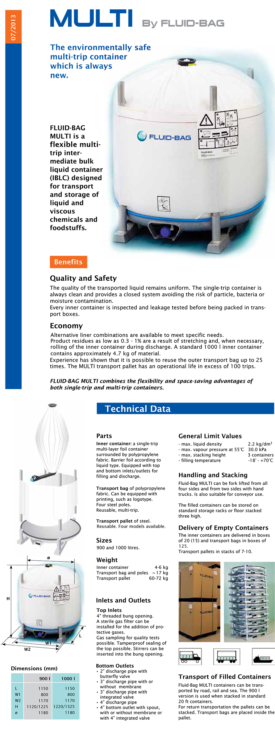 Product Sheet, Multi container (ID 664)-1